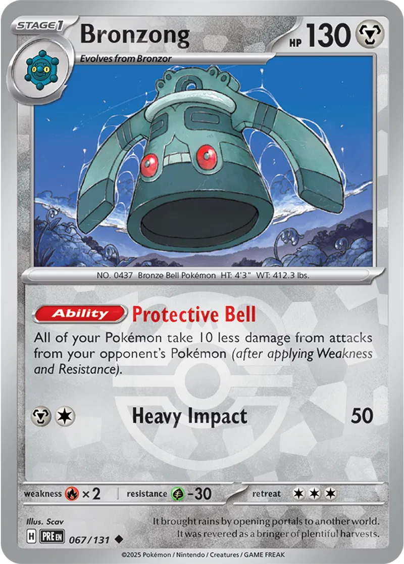 Bronzong Master Ball Holo